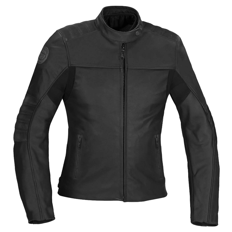 Damen Motorrad Lederjacke SEVENTY DEGREES SD-JL3 schwarz