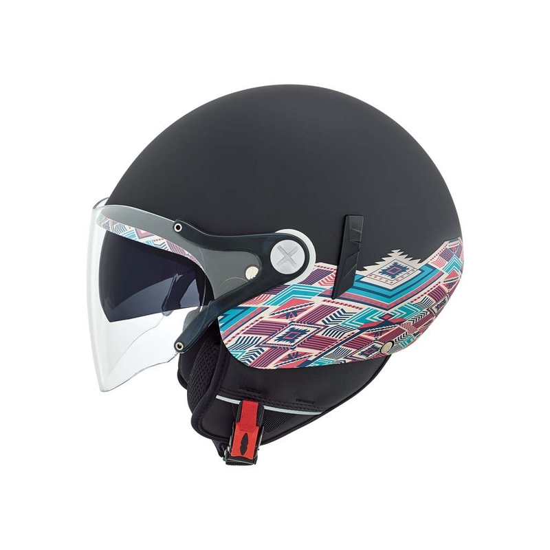 Offener Helm für Moto Nexx SX 60 Vision Iris Schwarz Matt Ausverkauf