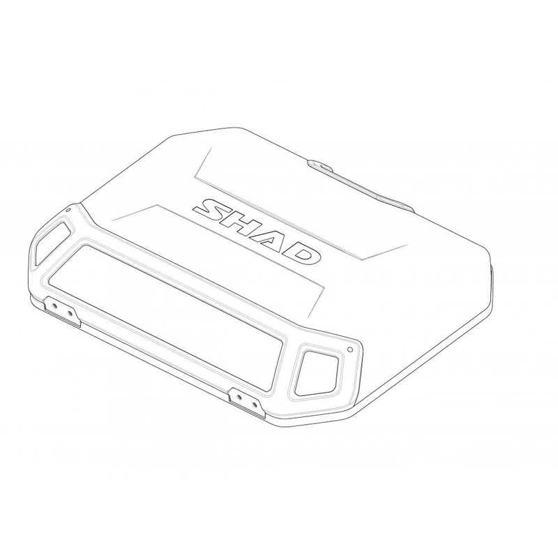 Aluminium cover SHAD (for TERRA cases) schwarz