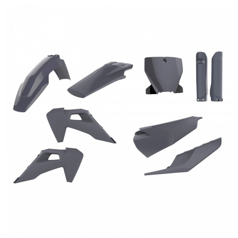 Satz Kunststoffteile POLISPORT enduro Nardo grey