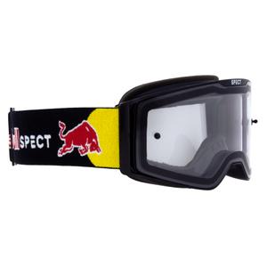 Motocrossbrille Red Bull Spect TORP schwarz mit klaren Gläsern