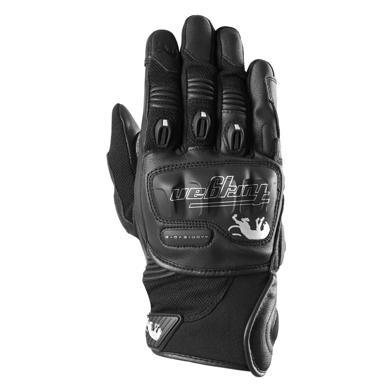 Furygan Waco Evo 2 schwarz und weiß Motorradhandschuhe