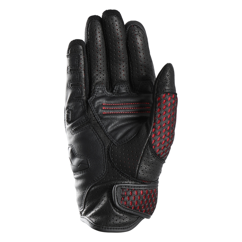 Furygan TD Air Motorradhandschuhe schwarz-rot-weiß