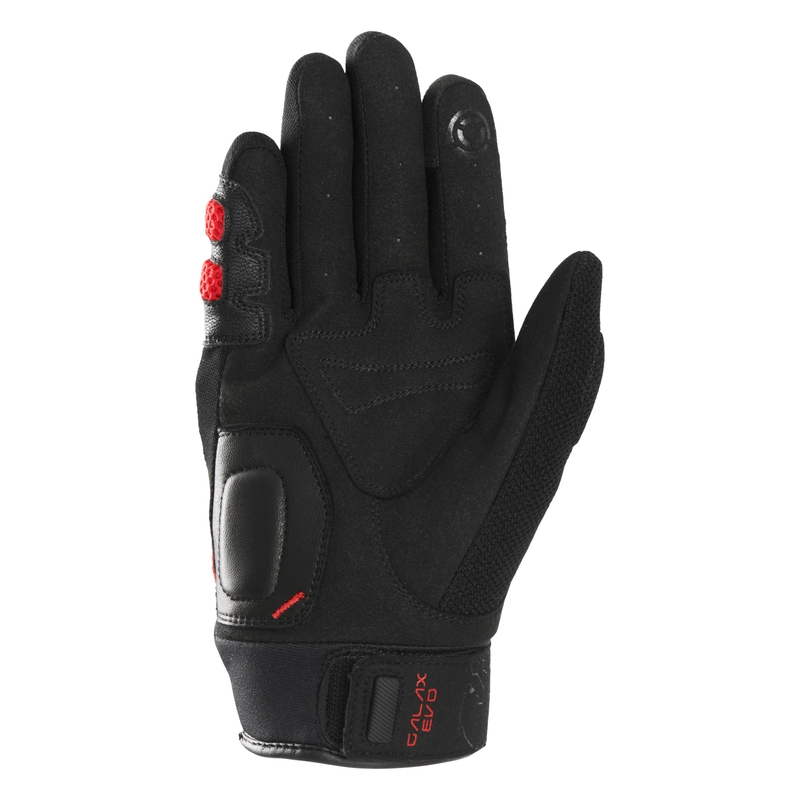 Furygan Galax EVO Motorradhandschuhe schwarz und rot