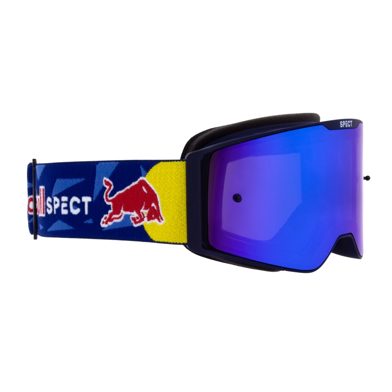 Motocrossbrille Red Bull Spect TORP blau mit blauen Gläsern