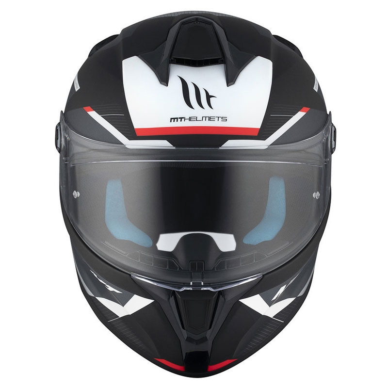 MT TARGO S KAY B2 Integral Motorradhelm matt schwarz-grau-weiß