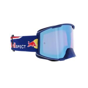 Motocrossbrille Red Bull Spect STRIVE S blau mit blauer Scheibe