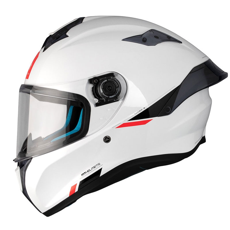 MT TARGO S SOLID A0 Integral Motorradhelm glänzend weiß