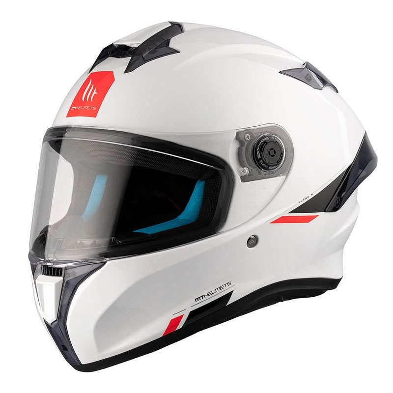 MT TARGO S SOLID A0 Integral Motorradhelm glänzend weiß