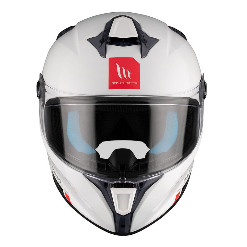 MT TARGO S SOLID A0 Integral Motorradhelm glänzend weiß