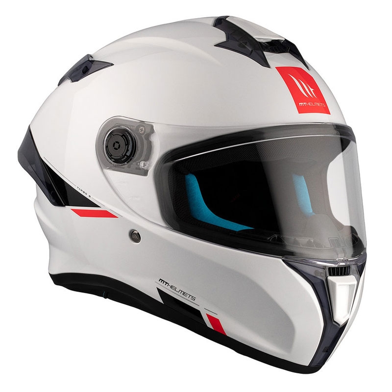 MT TARGO S SOLID A0 Integral Motorradhelm glänzend weiß