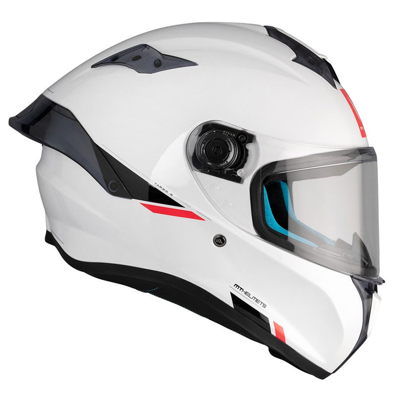 MT TARGO S SOLID A0 Integral Motorradhelm glänzend weiß
