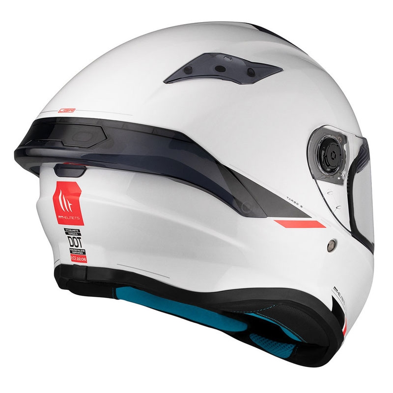 MT TARGO S SOLID A0 Integral Motorradhelm glänzend weiß
