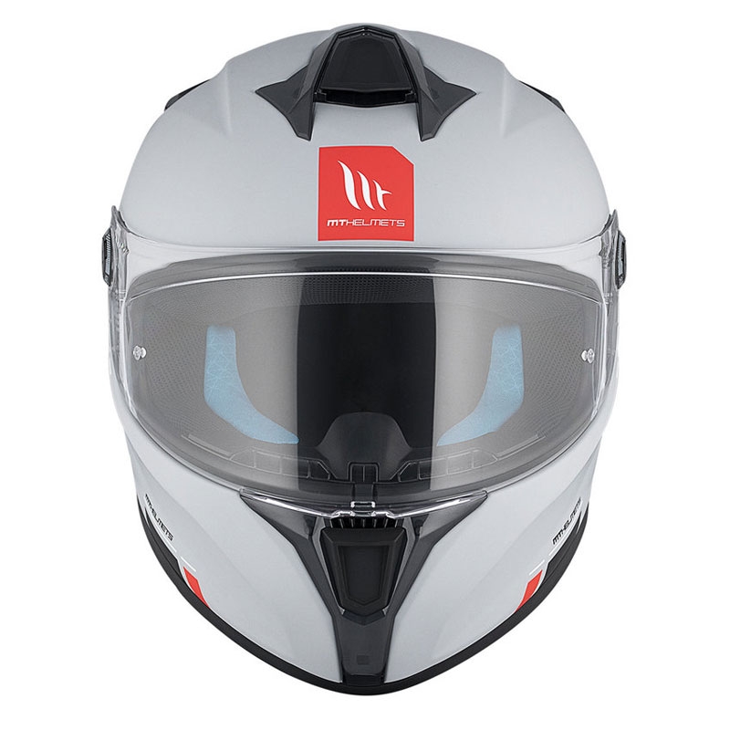 MT TARGO S SOLID A12 Integral Motorradhelm glänzend grau