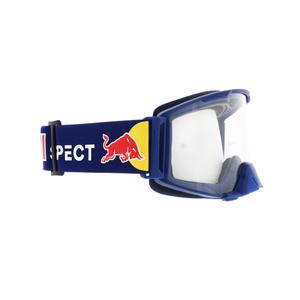 Motocrossbrille Red Bull Spect STRIVE S dunkelblau mit klaren Gläsern