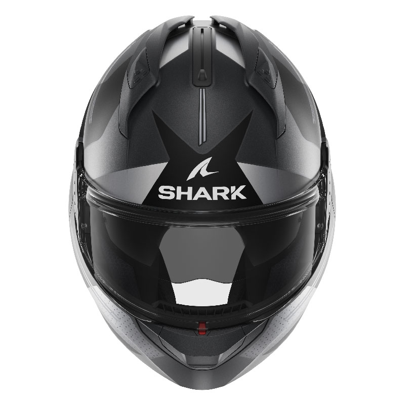 SHARK EVO-GT Tekline schwarz-grau matt tipping Helm