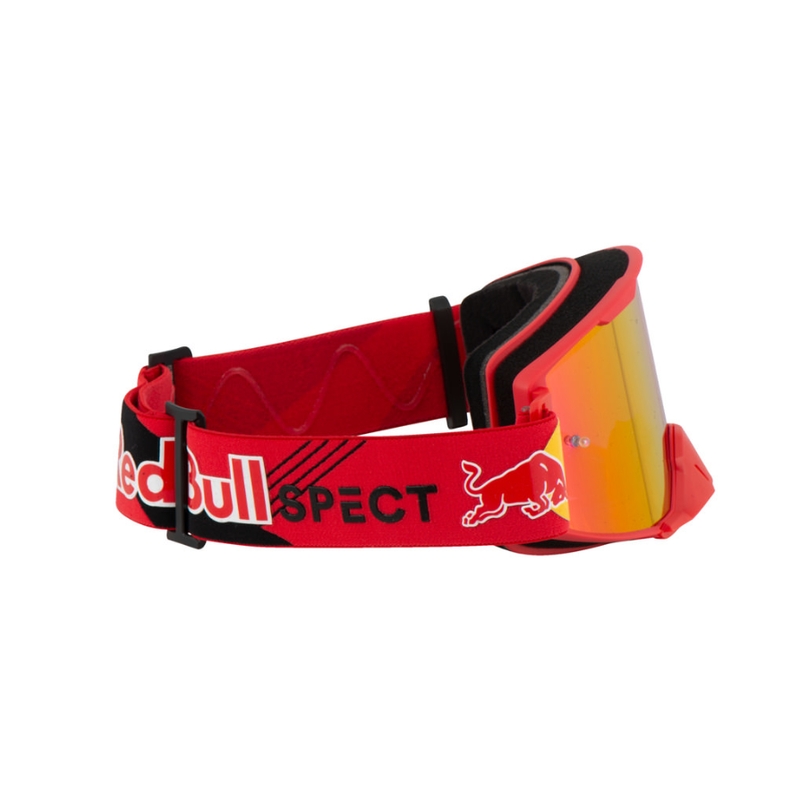 Motocrossbrille Red Bull Spect STRIVE S rot mit roter Scheibe