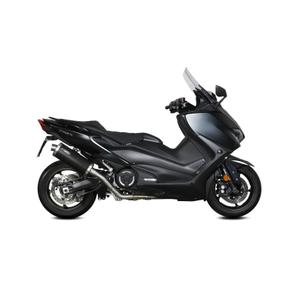 Auspuff komplett 2x1 STORM OVAL Y.061.LX2B Steel black