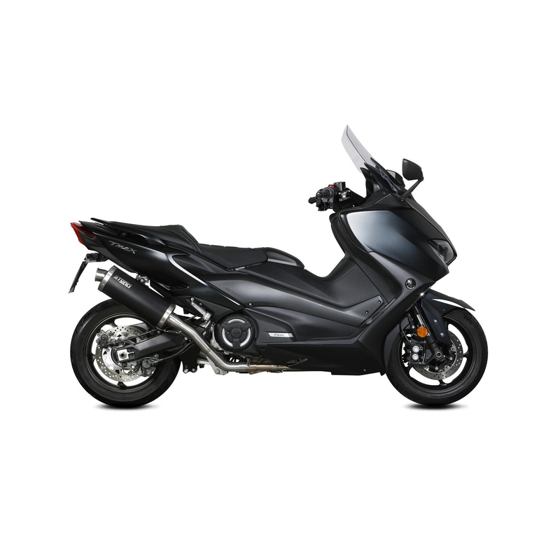 Auspuff komplett 2x1 STORM OVAL Steel black für YAMAHA XP 560 T-MAX 2020-2021