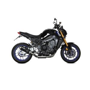Full exhaust system 3x1 STORM OVAL Y.066.LX1B Steel black