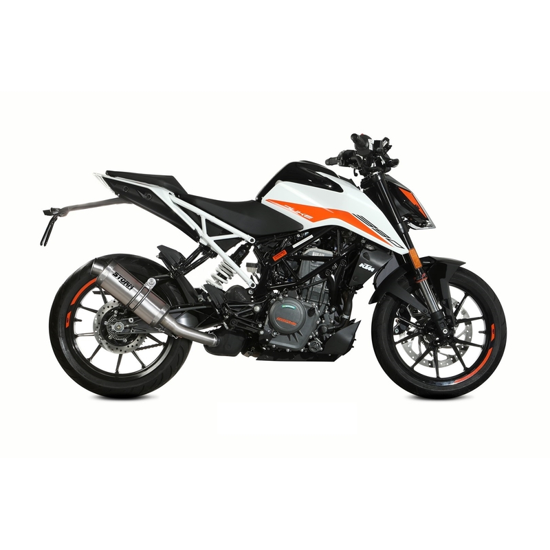 Auspuffendstück STORM GP Edelstahl für KTM Duke 390 2021-2023, KTM Duke 125 2021-2023