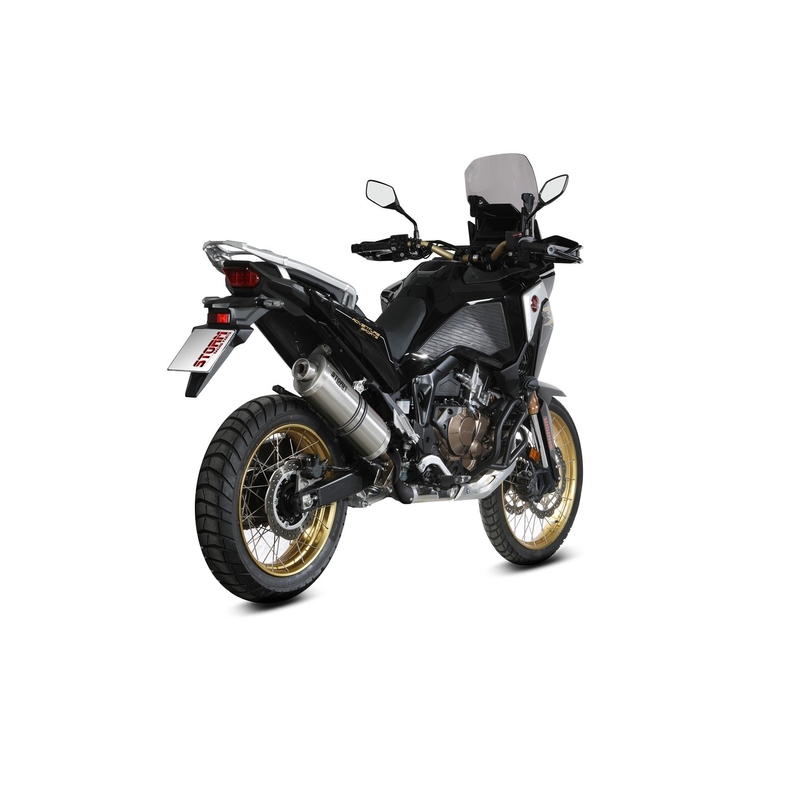 Auspuffendstück STORM OVAL Edelstahl für HONDA CRF 1100 L Africa Twin 2020-2026