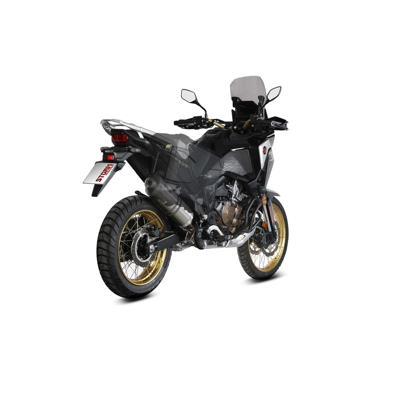 Auspuffendstück STORM OVAL Edelstahl für HONDA CRF 1100 L Africa Twin 2020-2026