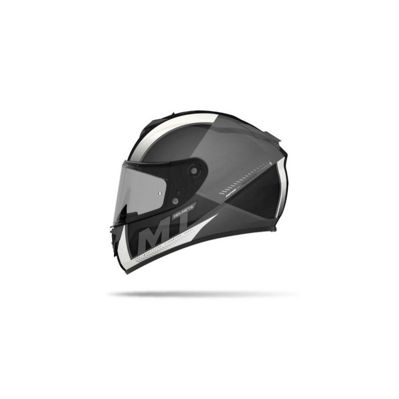 MT Rapide Overtake Integral Motorradhelm schwarz matt-weiß