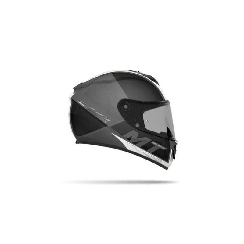 MT Rapide Overtake Integral Motorradhelm schwarz matt-weiß