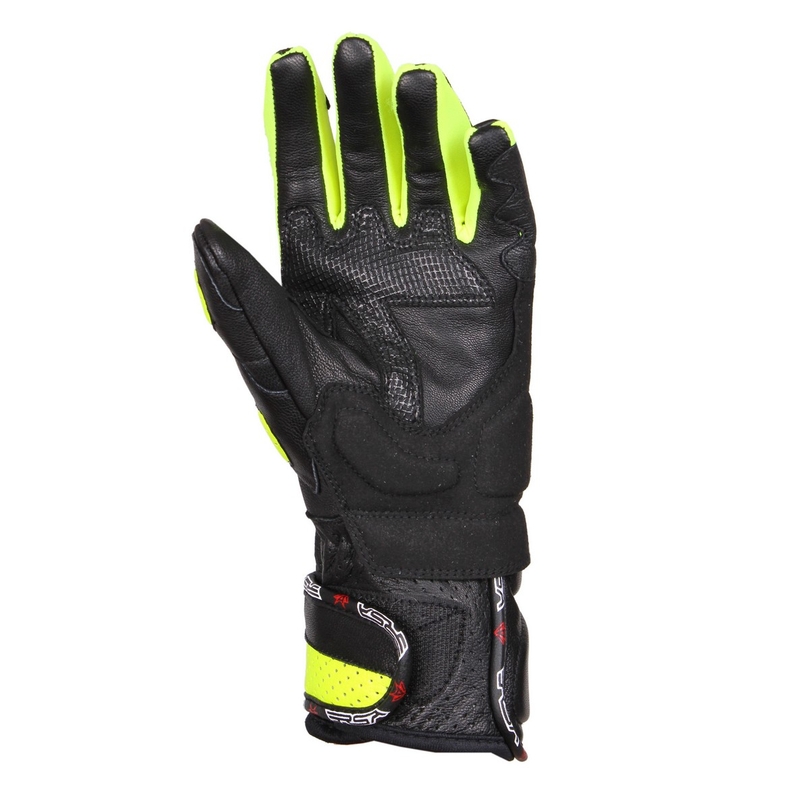 Damen Motorradhandschuhe RSA RX-1 schwarz-fluo gelb Ausverkauf
