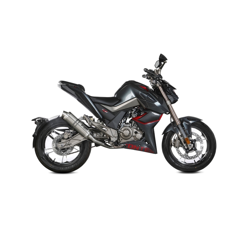 Auspuff komplett 1x1 STORM GP Edelstahl für ZONTES ZT 125 2021-2024