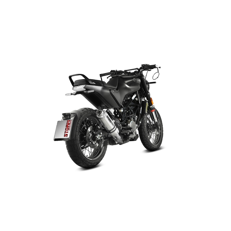 Auspuffendstück STORM GP Edelstahl für HUSQVARNA Svartpilen 125 2021-2023