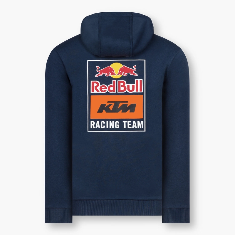 KTM Backprint Zip Hoodie blau