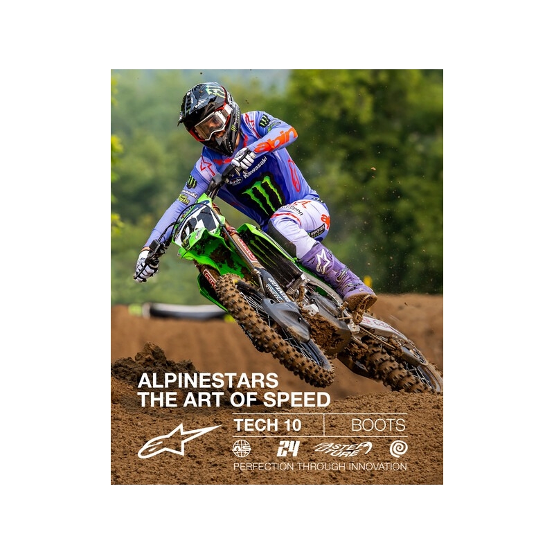 Alpinestars Tech 10 2024 lila-schwarz-weiß Motorradstiefel