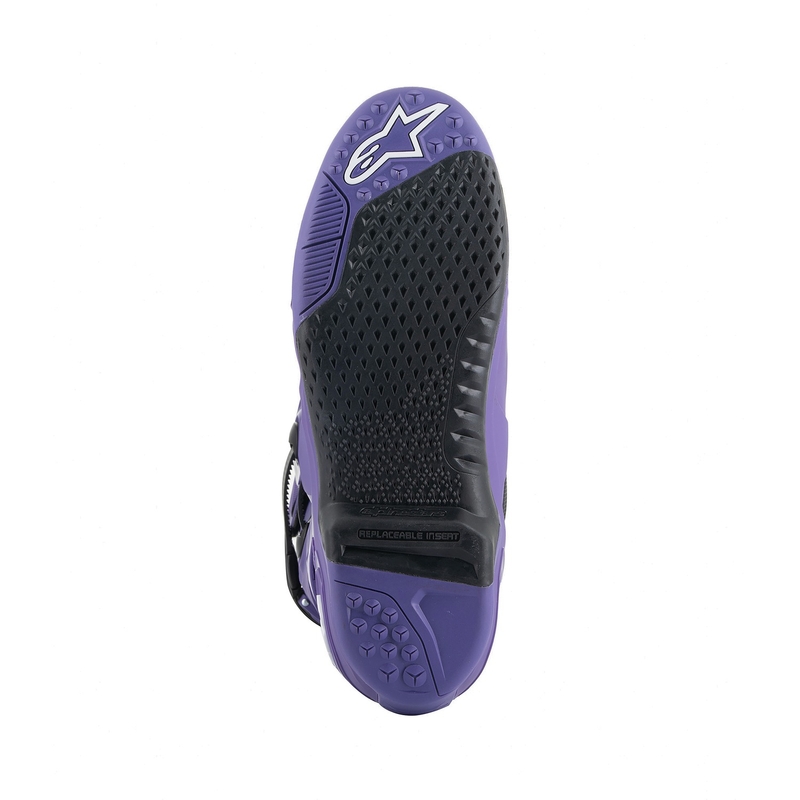 Alpinestars Tech 10 2024 lila-schwarz-weiß Motorradstiefel