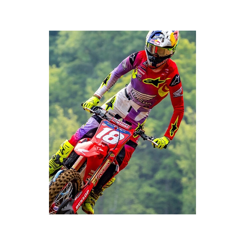 Motorradstiefel Alpinestars Tech 10 gelb fluo-schwarz-rot fluo