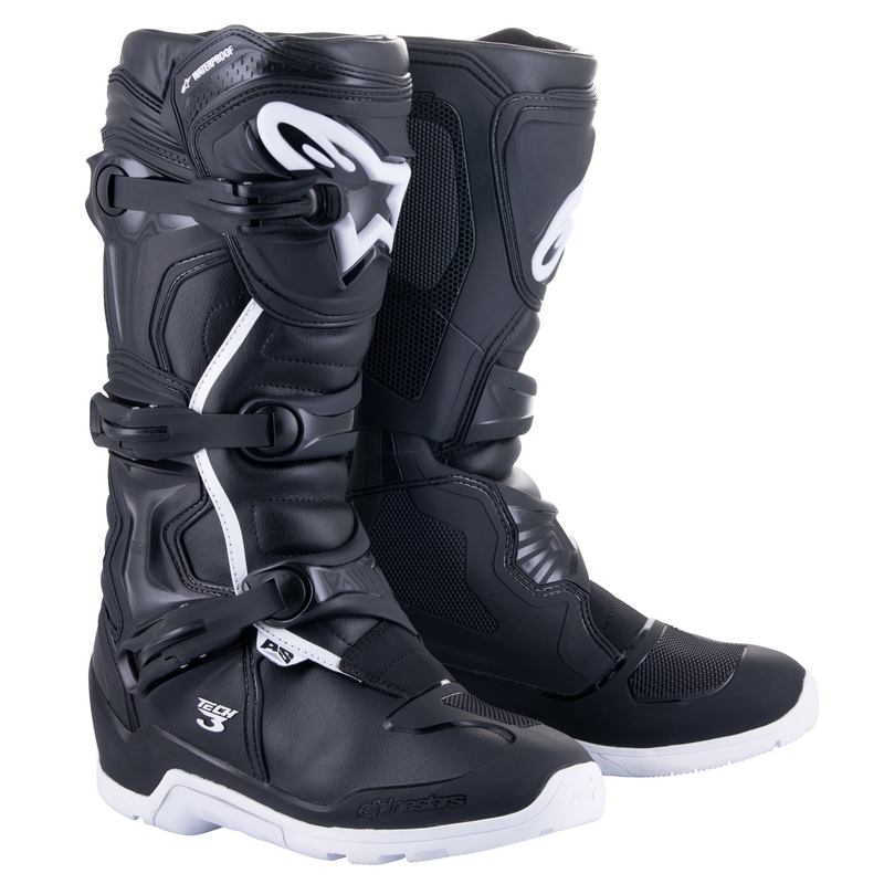 Motorradstiefel Alpinestars Tech 3 Enduro Waterproof Schwarz-Weiß