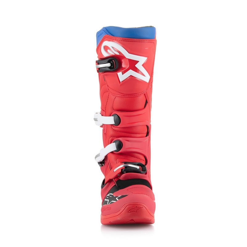 Alpinestars Tech 5 Motorradstiefel rot-blau-weiß-schwarz
