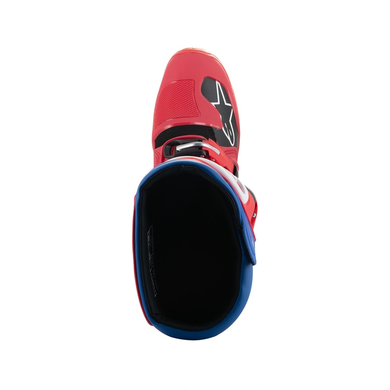 Alpinestars Tech 5 Motorradstiefel rot-blau-weiß-schwarz