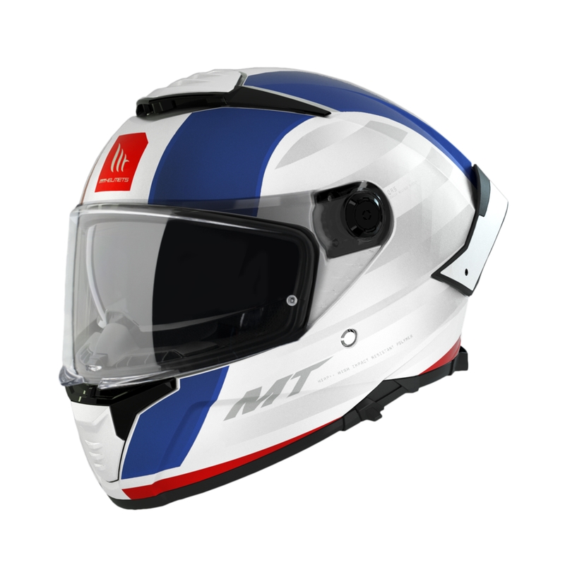 Integralhelm MT THUNDER 4 SV TREADS C7 weiß-blau