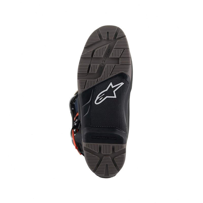 Alpinestars Tech 7 Enduro Drystar Blau-Grau-Orange-Schwarz Motorradstiefel