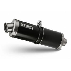 Full exhaust system 3x1 STORM OVAL Y.069.LX1B schwarz