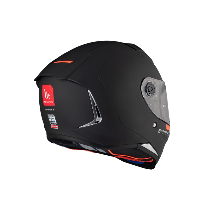 MT REVENGE 2 S SOLID A1 Integral Motorradhelm mattschwarz
