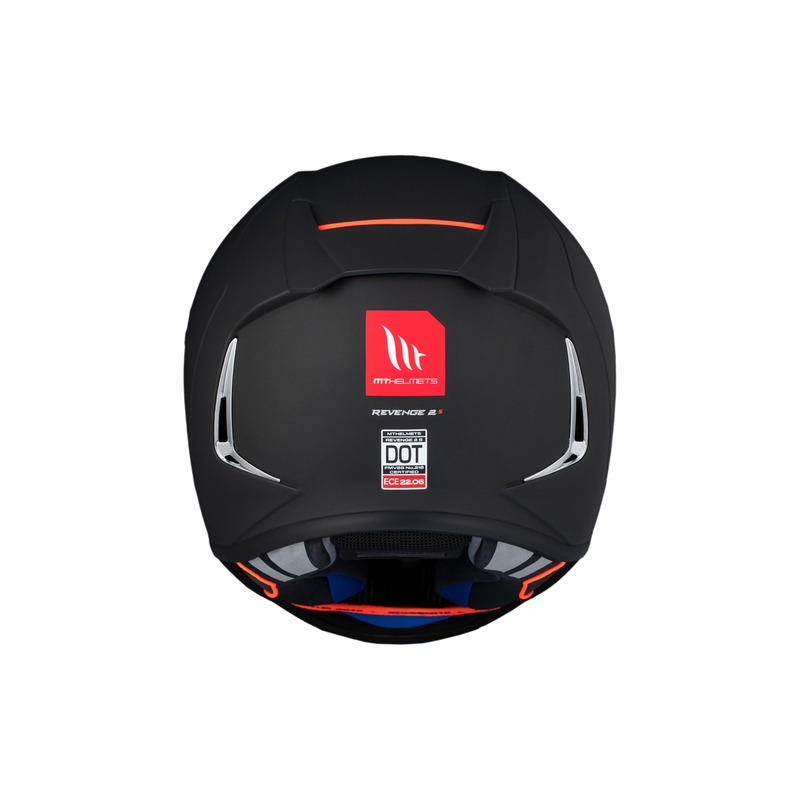 MT REVENGE 2 S SOLID A1 Integral Motorradhelm mattschwarz