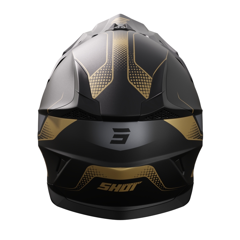 Shot Pulse Edge Motocross Helm gold matt Ausverkauf