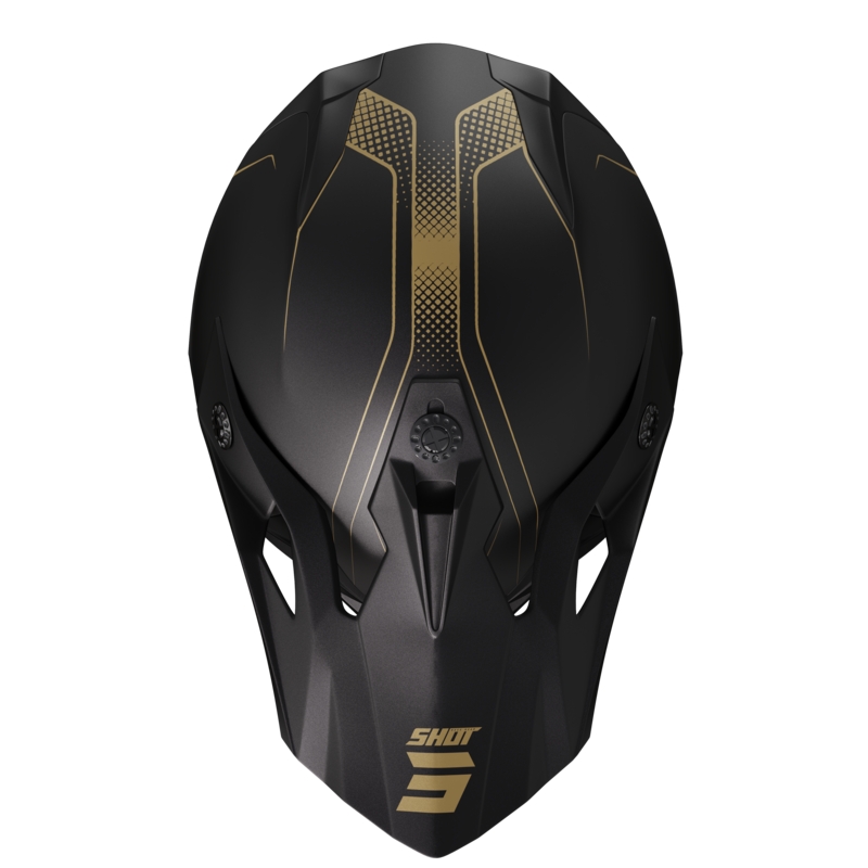 Shot Pulse Edge Motocross Helm gold matt Ausverkauf