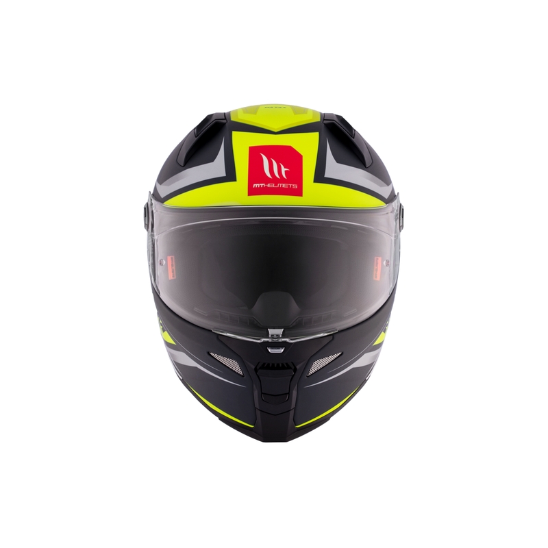 MT REVENGE 2 S HATAX C3 schwarz-grau-gelber Integral-Motorradhelm