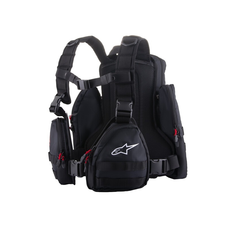 Alpinestars Techdura Tactical Rucksack schwarz-weiß 9 l