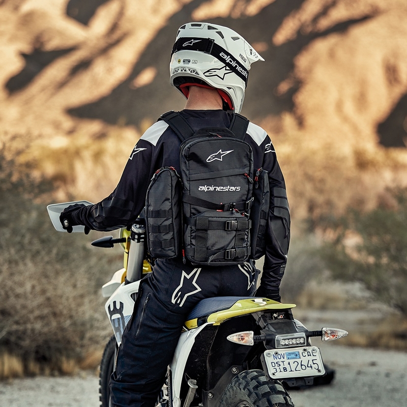 Alpinestars Techdura Tactical Rucksack schwarz-weiß 9 l