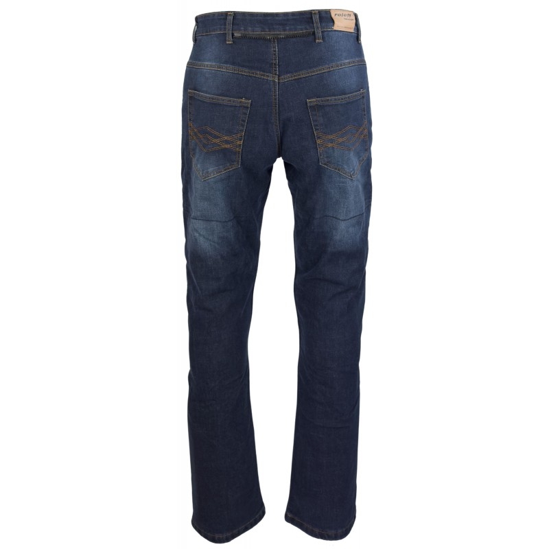 Motorradjeans Roleff Aramid blau